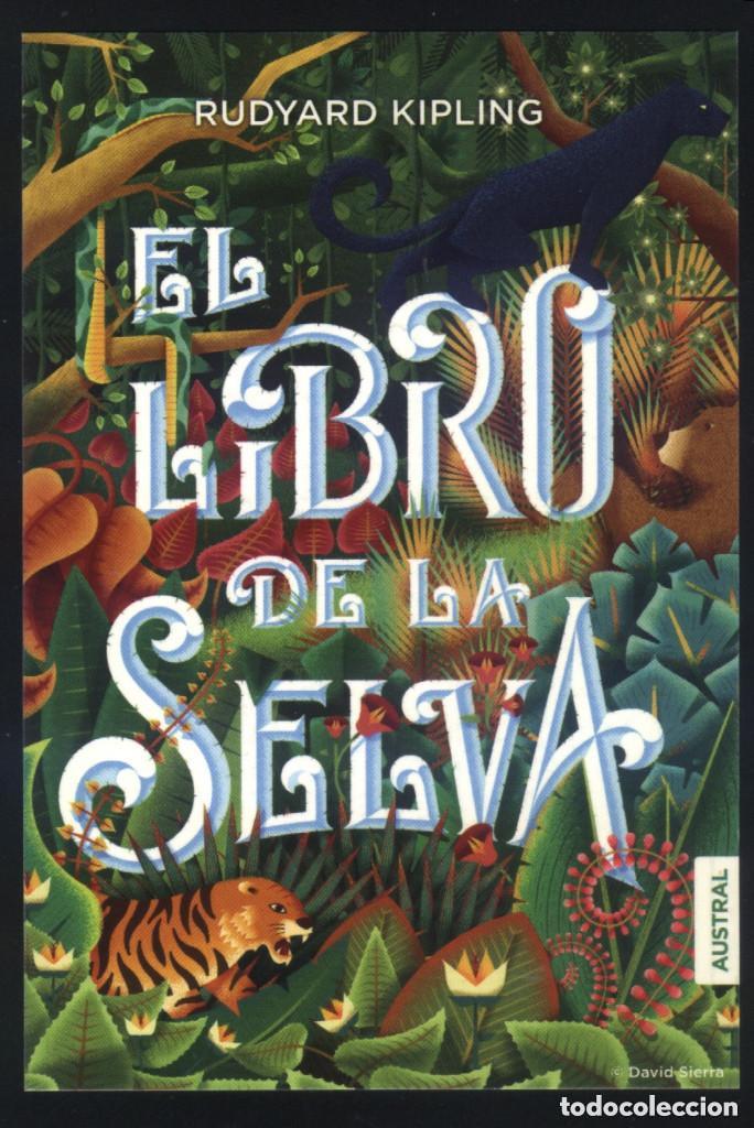 Coleccionismo Marcap&aacute;ginas: A-4760- PUNTO DE LIBRO. MARCAP&Aacute;GINAS. EL LIBRO DE LA SELVA. RUDYARD KIPLING. AUSTRAL.