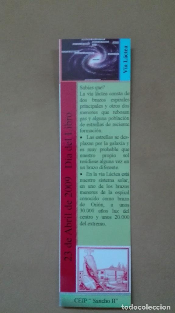 Coleccionismo marcap&aacute;ginas: Marcapaginas d&iacute;a del libro 2009 V&iacute;a L&aacute;ctea - Foto 2
