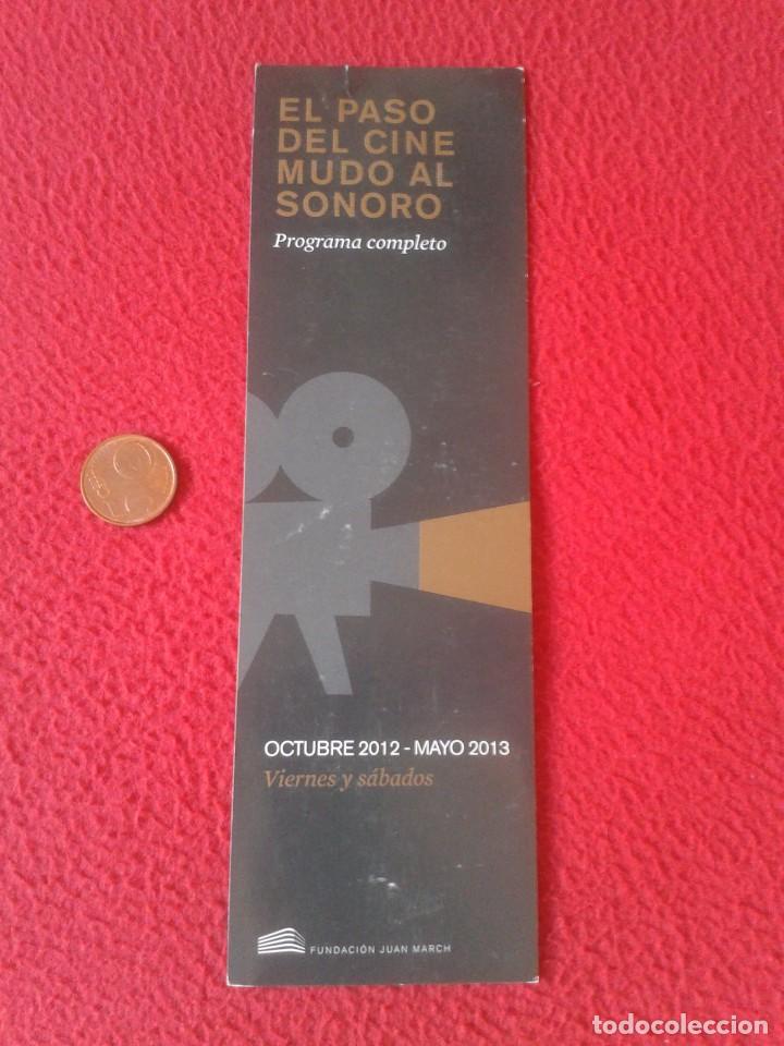 Coleccionismo marcap&aacute;ginas: MARCAP&Aacute;GINAS BOOK MARK BOOKMARK O SIMIL EL PASO DEL CINE MUDO AL SONORO FUNDACI&Oacute;N JUAN MARCH MADRID.
