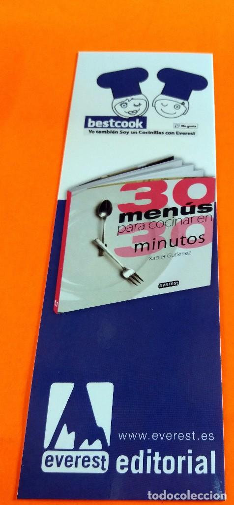 Marcapaginas 30 Menus Para Cocinar En 30 Minu Sold Through Direct Sale 99916223
