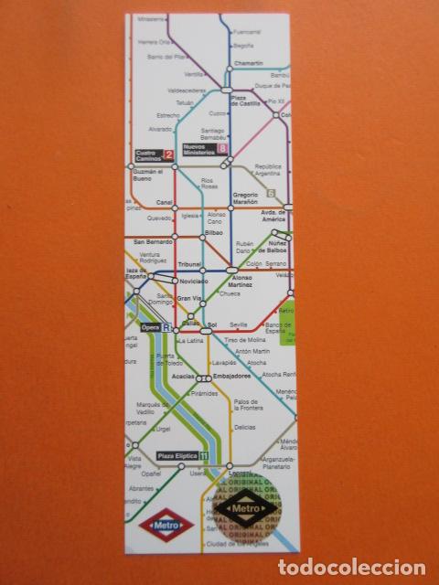 Coleccionismo Marcap&aacute;ginas: PUNTO DE LIBRO - METRO DE MADRID - IMAGEN PLANO