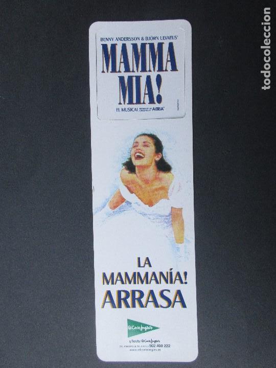 Coleccionismo Marcap&aacute;ginas: Marcap&aacute;ginas troquelado Mama Mia el musical basado en Abba +