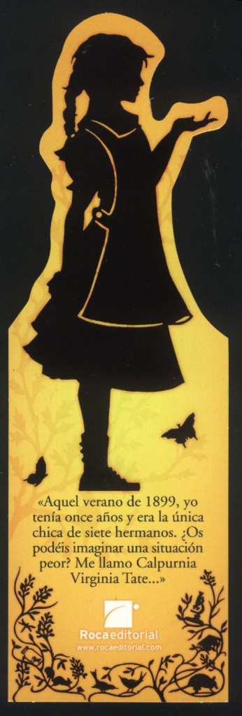 Collectables Bookmark: A-5750- MARCAP&Aacute;GINAS TROQUELADO. LA EVOLUCI&Oacute;N DE CALPURNIA TATE. JACQUELINE KELLY. ROCAEDITORIAL.