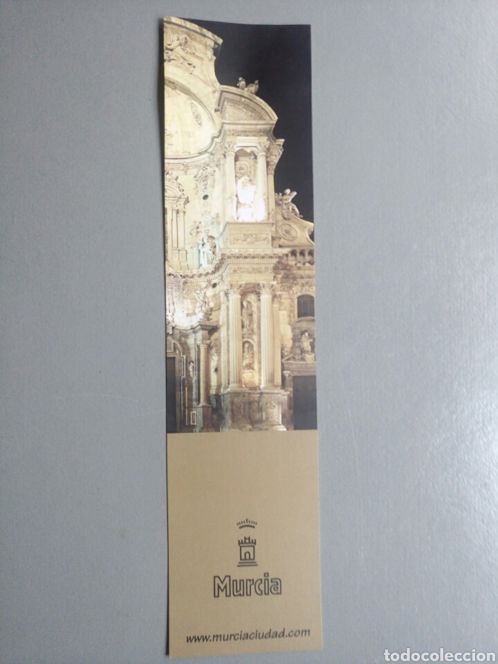 Coleccionismo marcap&aacute;ginas: Marcapaginas catedral murcia calendario 2010