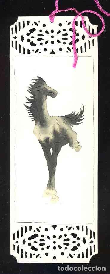 Coleccionismo marcap&aacute;ginas: Marcapaginas troquelado: Caballo - Foto 1