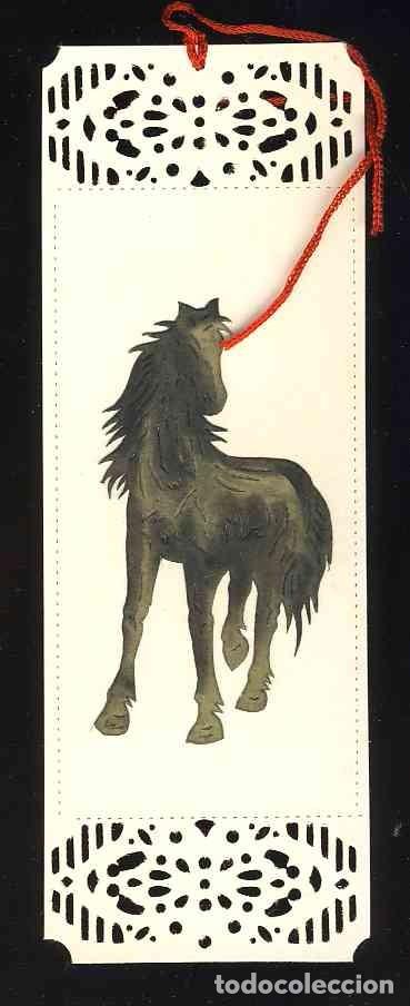 Coleccionismo marcap&aacute;ginas: Marcapaginas troquelado: Caballo - Foto 1