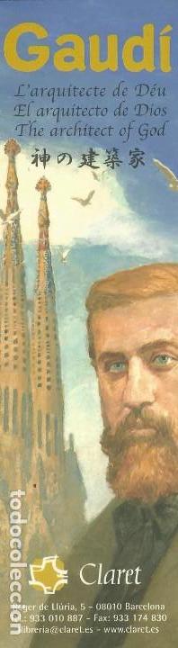 Coleccionismo Marcap&aacute;ginas: Marcap&aacute;ginas Librerias Claret Gaud&iacute;