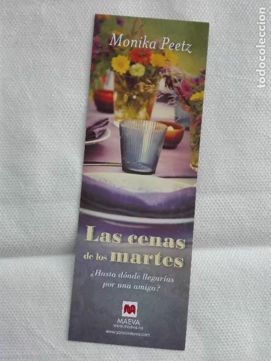 Coleccionismo marcap&aacute;ginas: marcapaginas - MAEVA - LAS CENAS DE LOS MARTES - Foto 1