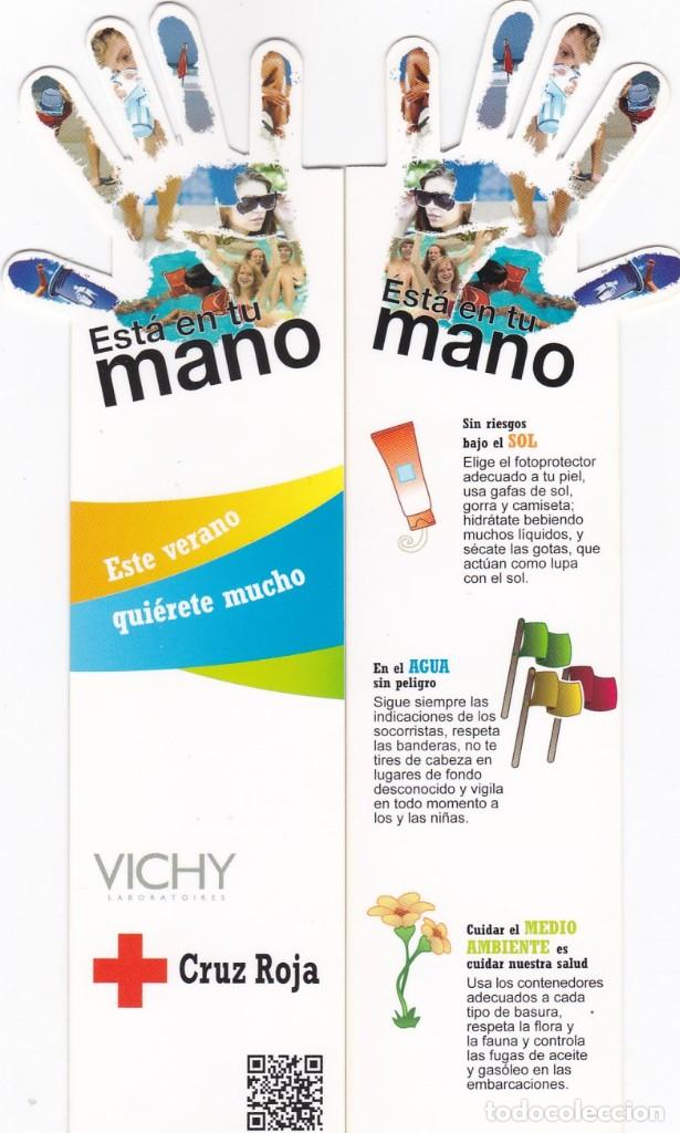 Sammeln von Lesezeichen: MARCAPAGINAS CRUZ ROJA - VICHY LABORATOIRES. TROQUELADO