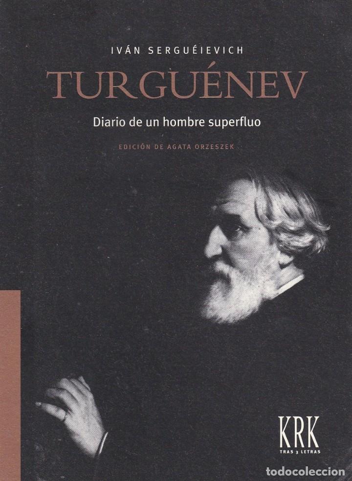 Coleccionismo Marcap&aacute;ginas: MARCAPAGINAS KRK EDICIONES. DIARIO DE UN HOMBRE SUPERFLUO - TAMA&Ntilde;O POSTAL