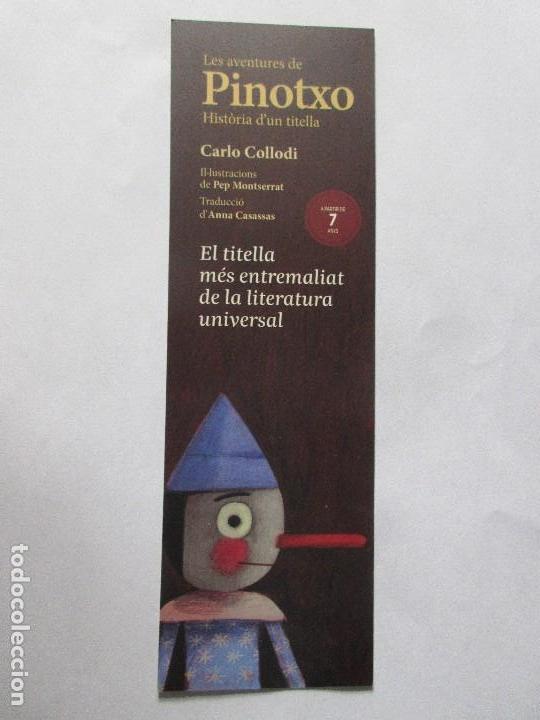 Coleccionismo Marcap&aacute;ginas: Marcap&aacute;ginas editorial Combel las aventuras de Pinocho