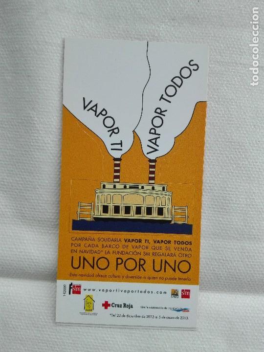 Coleccionismo Marcap&aacute;ginas: MARCAPAGINAS - VAPOR TI VAPOR TODOS - BARCO NAVAL