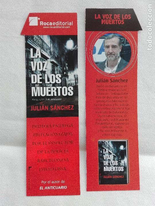 Coleccionismo marcap&aacute;ginas: MARCAPAGINAS - ROCA - LA VOZ DE LOS MUERTOS - Foto 1