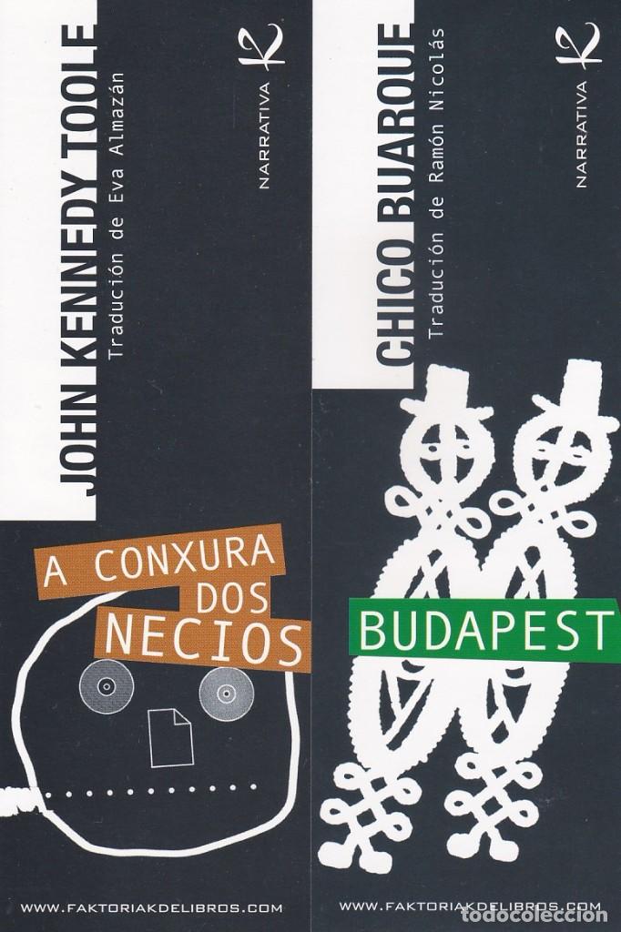 Coleccionismo Marcap&aacute;ginas: MARCAPAGINAS FAKTORIA K DE LIBROS. A CONXURA DOS NECIOS - BUDAPEST