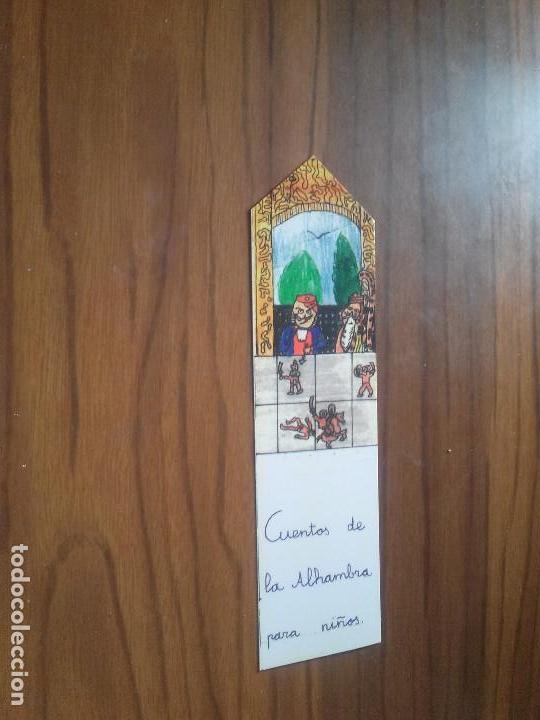 Coleccionismo marcap&aacute;ginas: MARCAPAGINAS. CUENTOS DE LA ALHAMBRA PARA NI&Ntilde;OS. BUEN ESTADO. DOBLE CARA. RARO