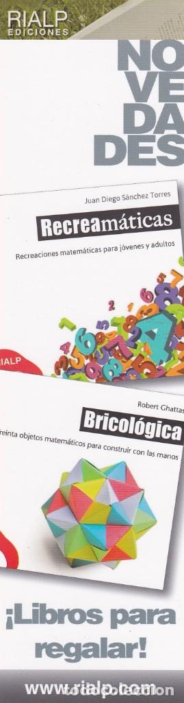 Coleccionismo Marcap&aacute;ginas: MARCAPAGINAS RIALP EDICIONES. NOVEDADES. &iexcl;LIBROS PARA REGALAR!