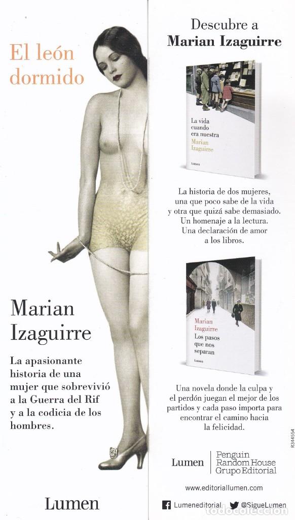 Coleccionismo marcap&aacute;ginas: MARCAPAGINAS LUMEN. EL LEON DORMIDO - Foto 1