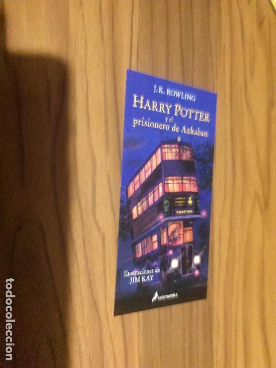 Coleccionismo Marcap&aacute;ginas: MARCAPAGINAS. LITERARIO. HARRY POTTER Y EL PRISIONERO DE AZKABAN. ANCHO. DOBLE CARA. BUEN ESTADO.
