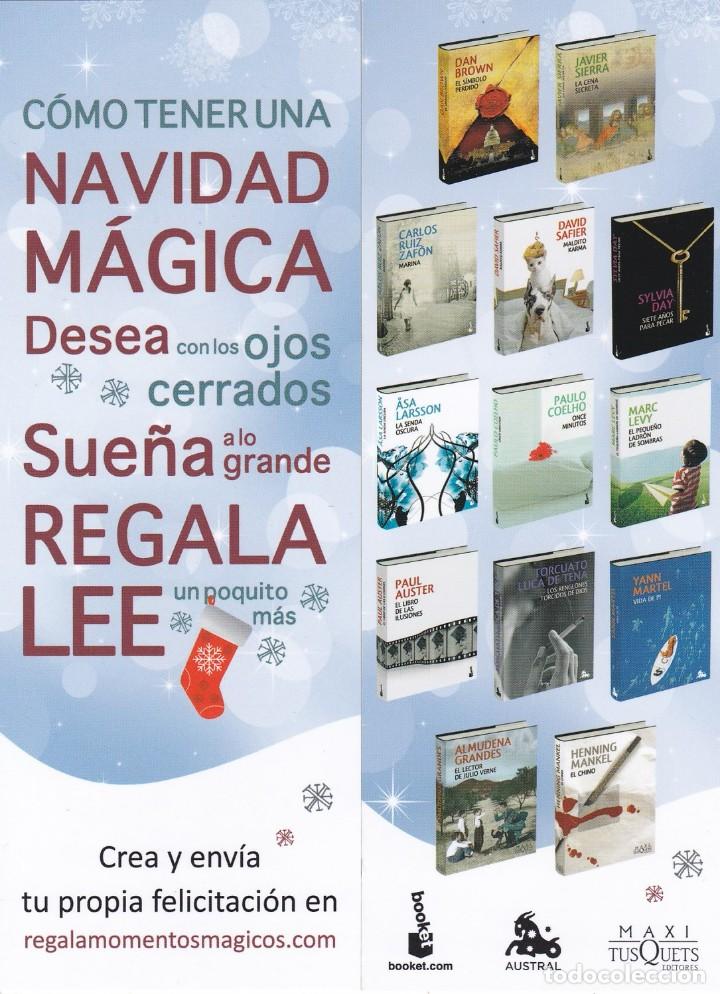 Coleccionismo Marcap&aacute;ginas: MARCAPAGINAS BOOKET, AUSTRAL, TUSQUETS. NAVIDAD MAGICA ...