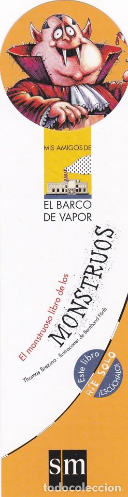 Collectionnisme Marque-pages: MARCAPAGINAS SM. EL MONSTRUOSO LIBRO DE LOS MONSTRUOS (VER IMAGEN ADICIONAL ...) - TROQUELADO