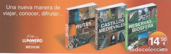 Collectables Bookmark: MARCAPAGINAS LUNWERG. VARIOS TITULOS: RUTAS, CASTILLOS MEDIEVALES, RESERVAS BIOSFERA ...