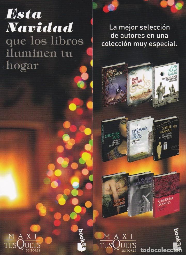 Coleccionismo Marcap&aacute;ginas: MARCAPAGINAS TUSQUETS. ESTA NAVIDAD QUE LOS LIBROS ILUMINEN TU HOGAR. VARIOS TITULOS