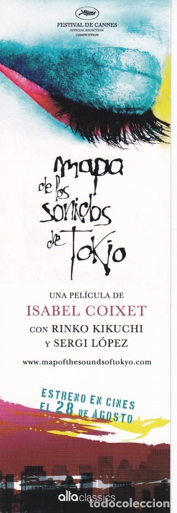 Coleccionismo Marcap&aacute;ginas: MARCAPAGINAS TUSQUETS EDITORES. MAPA DE LOS SONIDOS DE TOKIO