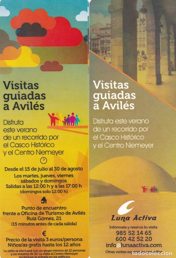 Collectionnisme Marque-pages: MARCAPAGINAS LUNA ACTIVA. VISITAS GUIADAS A AVILES