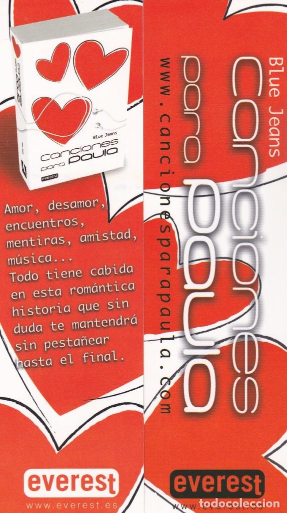 Collectionnisme Marque-pages: MARCAPAGINAS EVEREST. CANCIONES PARA PAULA