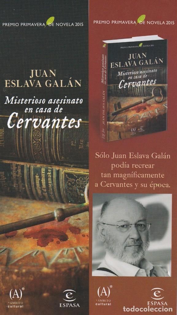 Collectables Bookmark: MARCAPAGINAS ESPASA. MISTERIOSO ASESINATO EN CASA DE CERVANTES