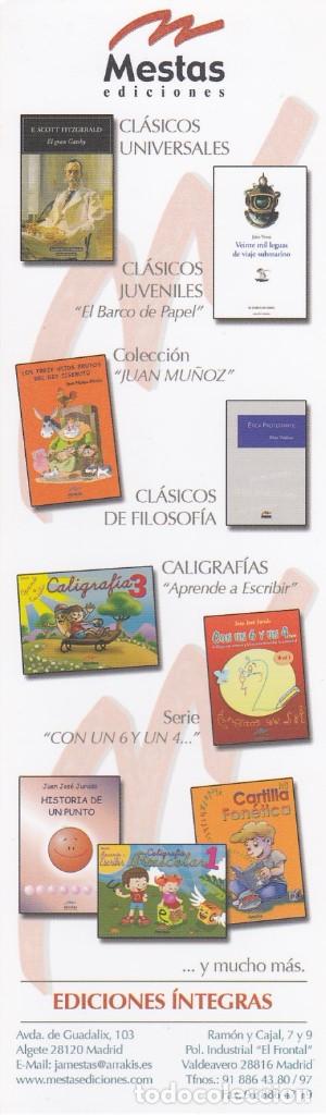 Coleccionismo marcap&aacute;ginas: MARCAPAGINAS MESTAS EIDICIONES - Foto 1