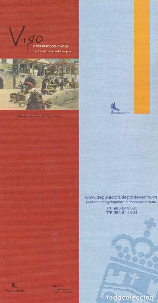Collectionnisme Marque-pages: MARCAPAGINAS DIPUTACION PONTEVEDRA. VIGO Y LOS TIEMPOS VIVIDOS