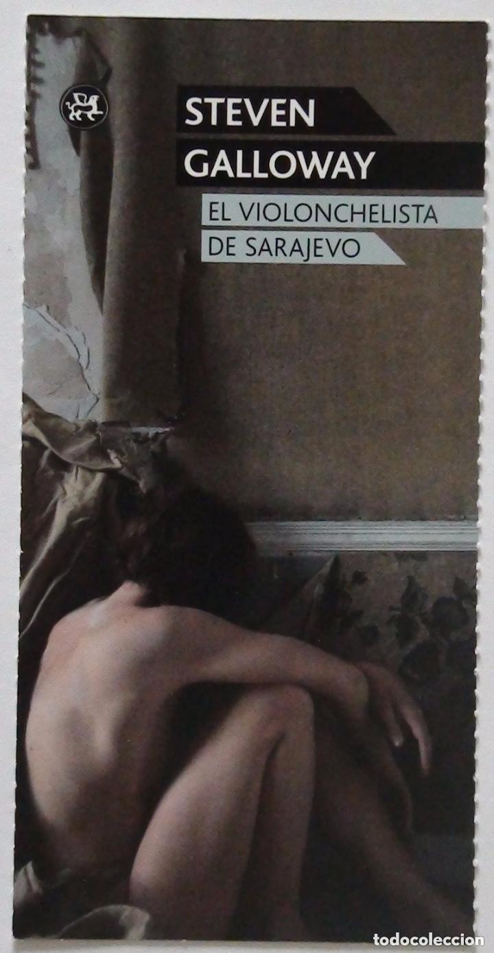 Coleccionismo marcap&aacute;ginas: MARCAPAGINAS - EL ALEPH - EL VIOLONCHELISTA DE SARAJEVO. - Foto 1