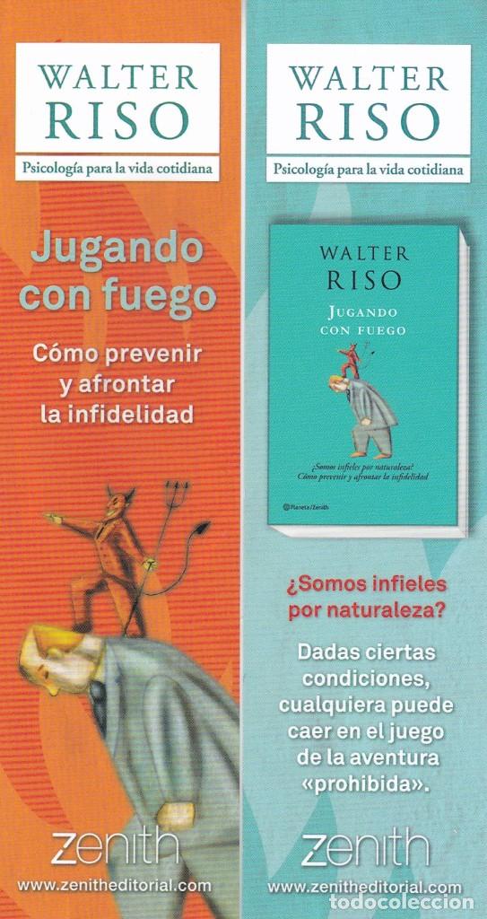 Coleccionismo marcap&aacute;ginas: MARCAPAGINAS ZENITH. JUGANDO CON FUEGO - Foto 1