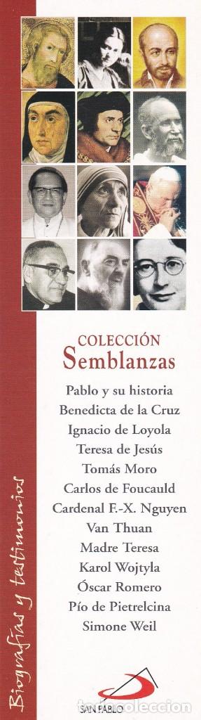 Collectables Bookmark: MARCAPAGINAS SAN PABLO. COLECCION SEMBLANZAS