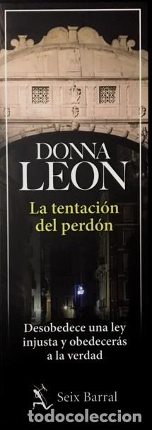 Coleccionismo Marcap&aacute;ginas: MARCAP&Aacute;GINAS - DONNA LEON - LA TENTACI&Oacute;N DEL PERD&Oacute;N