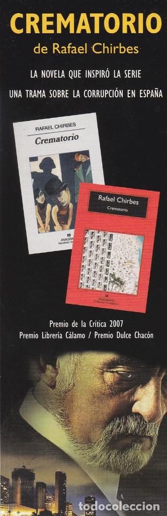 Coleccionismo Marcap&aacute;ginas: MARCAPAGINAS ANAGRAMA. CREMATORIO - ACTOR PEPE SANCHO