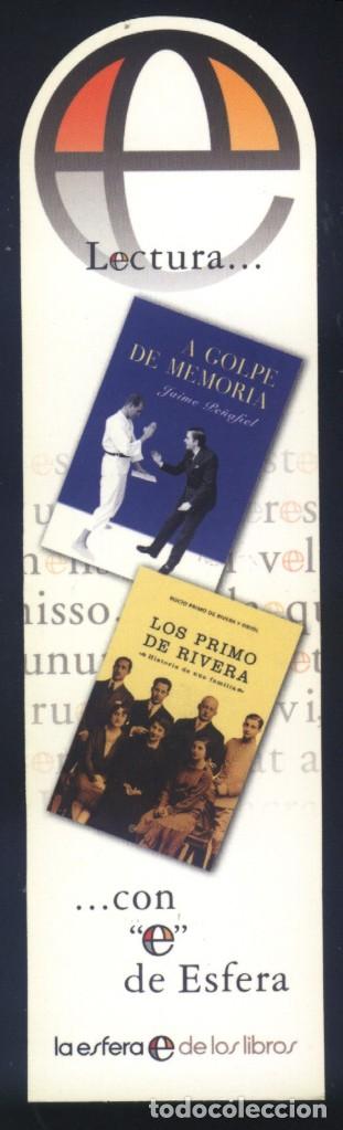 Sammeln von Lesezeichen: A-6204- MARCAP&Aacute;GINAS TROQUELADO. LOS PRIMO DE RIVERA. ESFERA.
