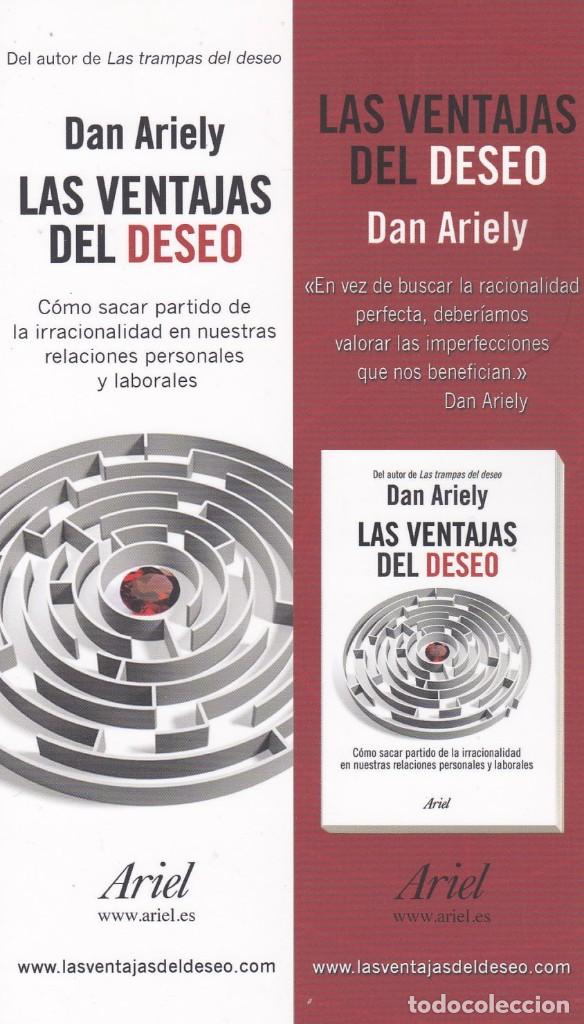 Coleccionismo marcap&aacute;ginas: MARCAPAGINAS ARIEL. LAS VENTAJAS DEL DESEO - Foto 1