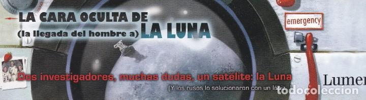Coleccionismo Marcap&aacute;ginas: MARCAPAGINAS LUMEN. LA CARA OCULTA DE (LA LLEGADA DEL HOMBRE A) LA LUNA