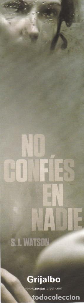 Collectionnisme Marque-pages: MARCAPAGINAS GRIJALBO. NO CONFIES EN NADIE