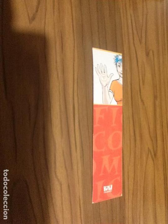 Coleccionismo Marcap&aacute;ginas: MARCAPAGINAS. FICOMIC 2002. DOBLE CARA. CART&Oacute;N. BUEN ESTADO. RARO