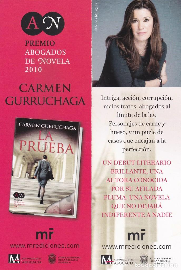 Collectionnisme Marque-pages: MARCAPAGINAS MR. LA PRUEBA - PREMIO ABOGADOS DE NOVELA 2010