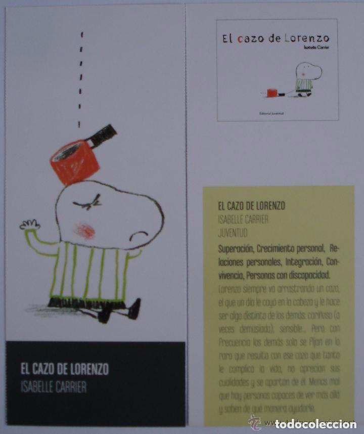 Coleccionismo Marcap&aacute;ginas: Marcap&aacute;ginas editorial juventud.el cazo de LORENZO.