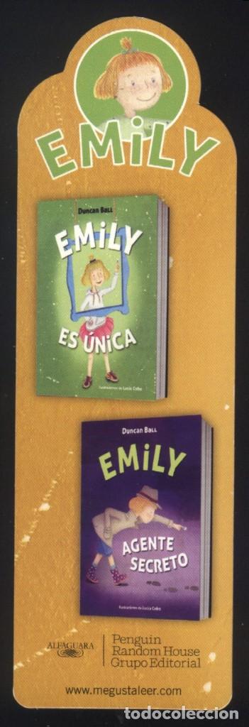 Sammeln von Lesezeichen: A-6244- MARCAP&Aacute;GINAS TROQUELADO. EMILY ES UNICA. PENGUIN.