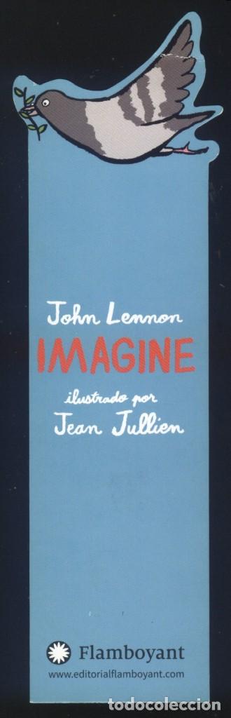 Coleccionismo Marcap&aacute;ginas: A-6301- MARCAP&Aacute;GINAS TROQUELADO. IMAGINE. JOHN LENNON.