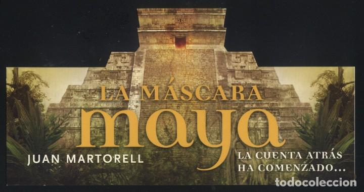 Collectionnisme Marque-pages: A-6325- MARCAP&Aacute;GINAS TROQUELADO. LA MASCARA MAYA. JUAN MARTORELL. MR EDICICIONES