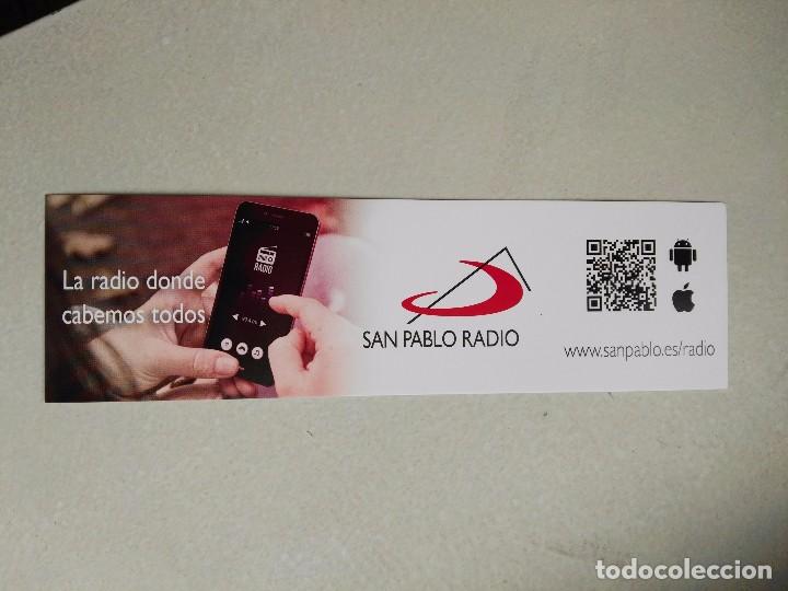 Coleccionismo marcap&aacute;ginas: MARCAP&Aacute;GINAS - SAN PABLO - RADIO - Foto 1