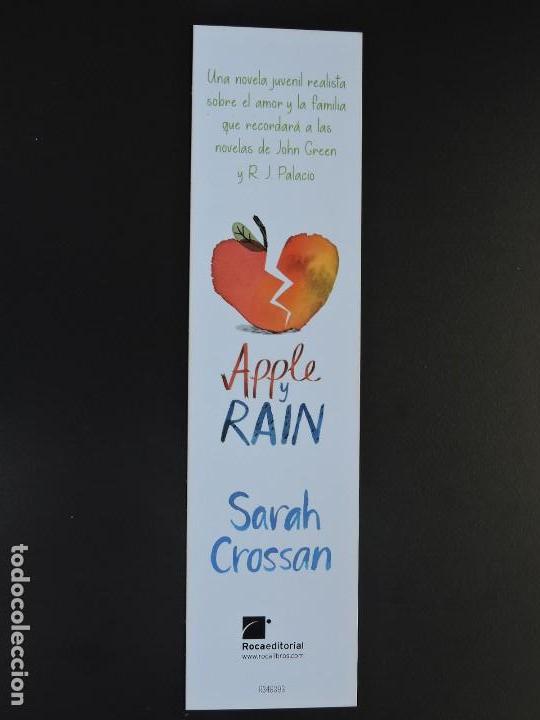 Coleccionismo marcap&aacute;ginas: MARCAP&Aacute;GINAS - ROCA EDITORIAL - APPLE Y RAIN - Foto 1