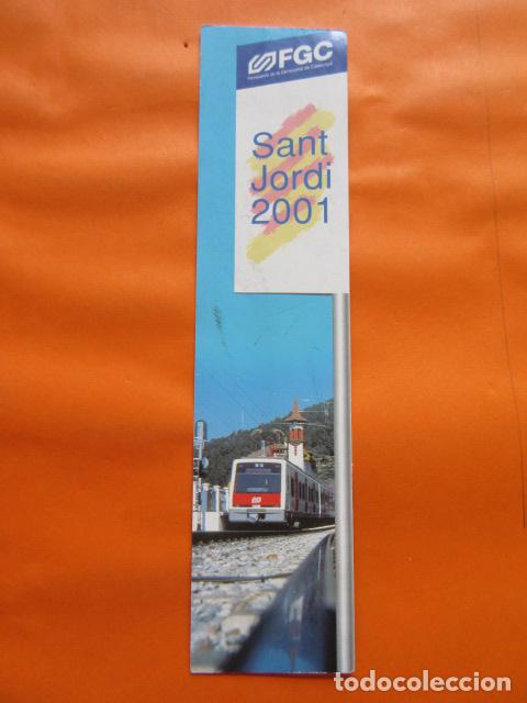 Coleccionismo marcap&aacute;ginas: PUNTO DE LIBRO FERROCARRILES GENERALITAT 2001 - Foto 1
